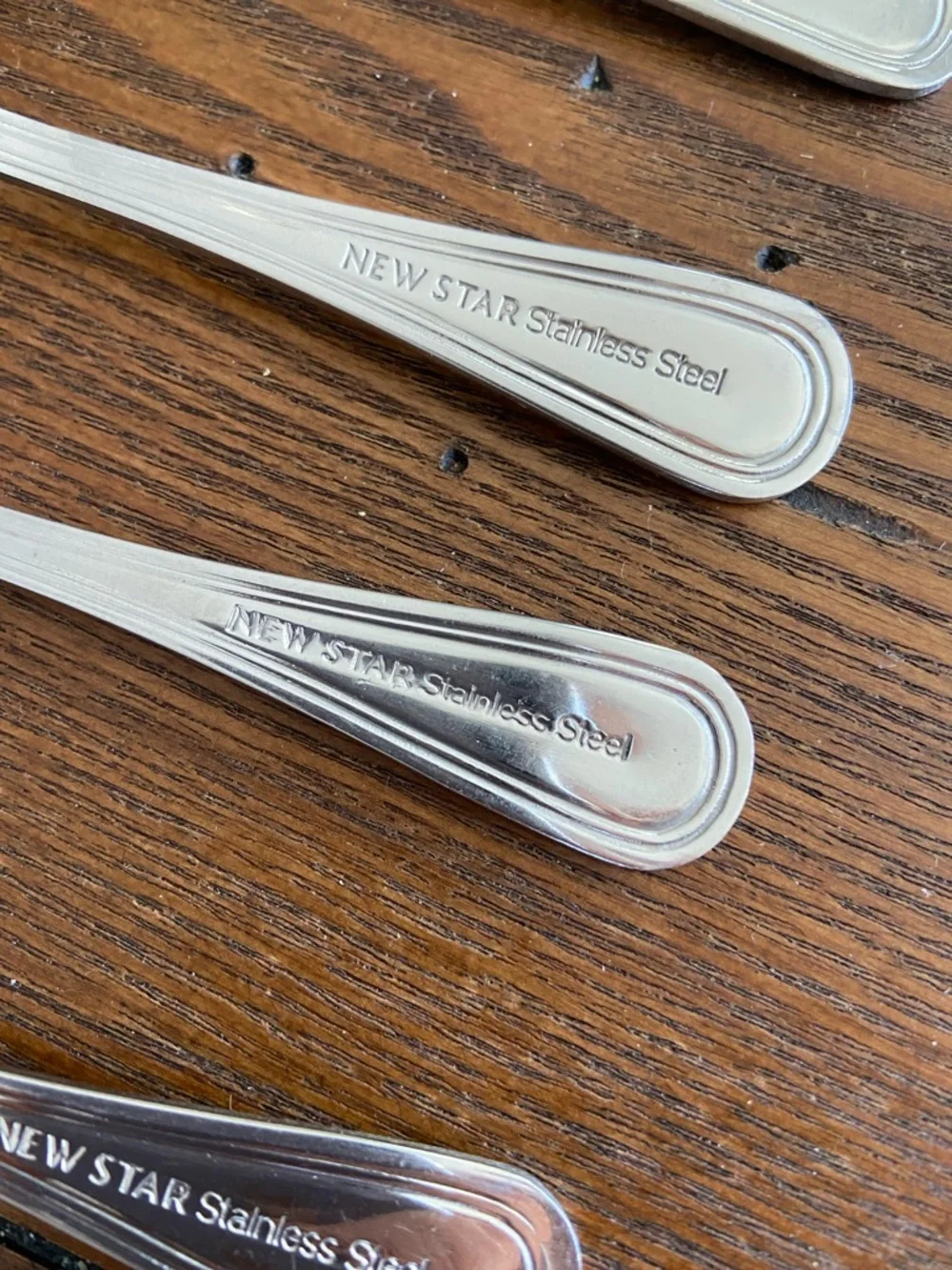 Stainless Steel Dinner Forks - Silver (Set of 10)